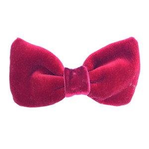 Velvet Bow Clip