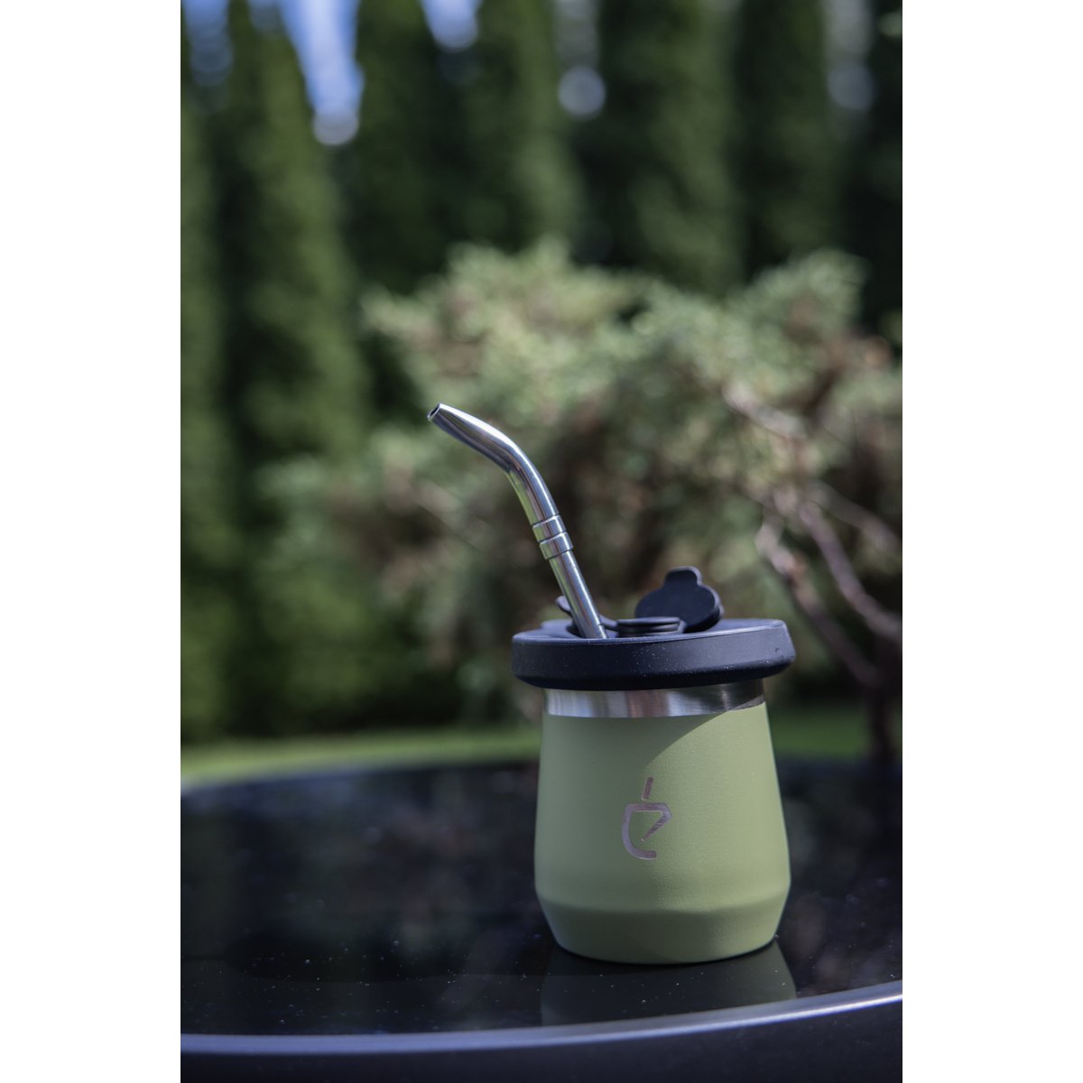 Yerba Mate Set Termolid Dualflow Pro - Forest Green | Un Mate®