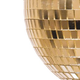 Christmas Decoration - Christmas Hanger - Discoball - Foam - Gold - 25x25x25cm