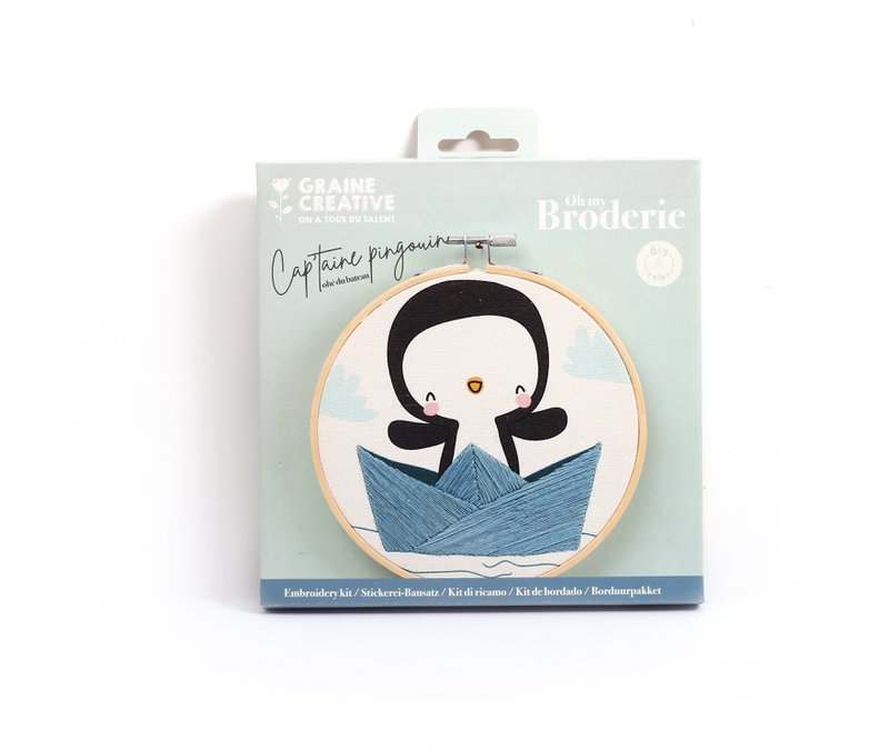SET DA RICAMO CAP'TAIN PINGUINO