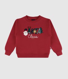 Santa Claus Embroidered Christmas Sweatshirt