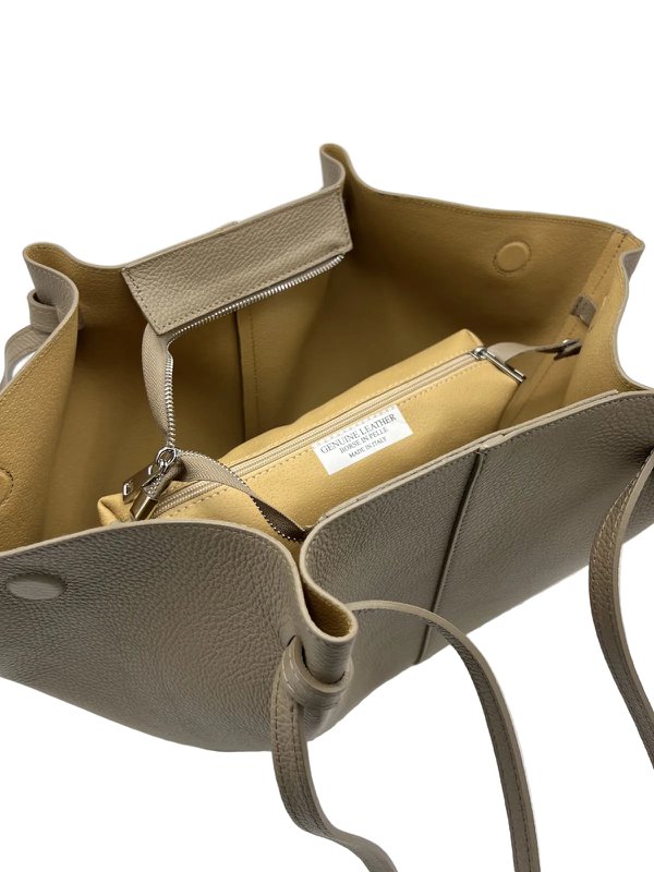 Borsa Shopping in Vera Pelle, Made in Italy, art. 112615Nuovo