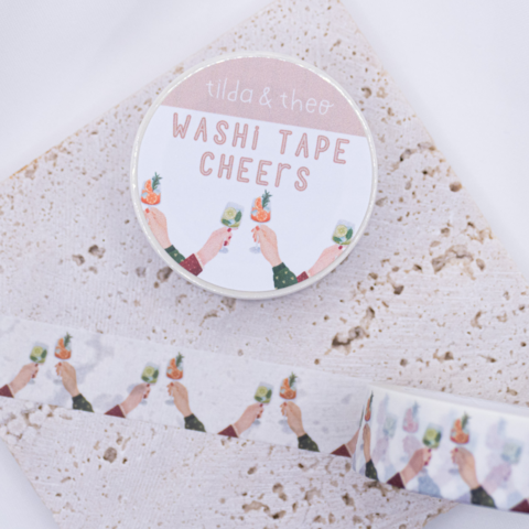 Washi Tape Cocktails Toasting Birthday - Tape Celebrations Washi Tape Party & Toasting