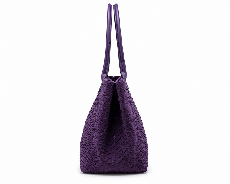 Sac cuir LOLA - Purple - Made in Italy