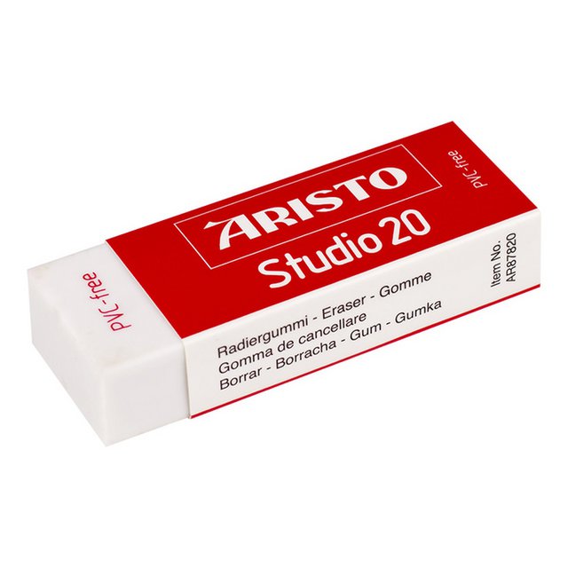 Gomme Aristo Studio 20 pour crayon et crayon de couleur