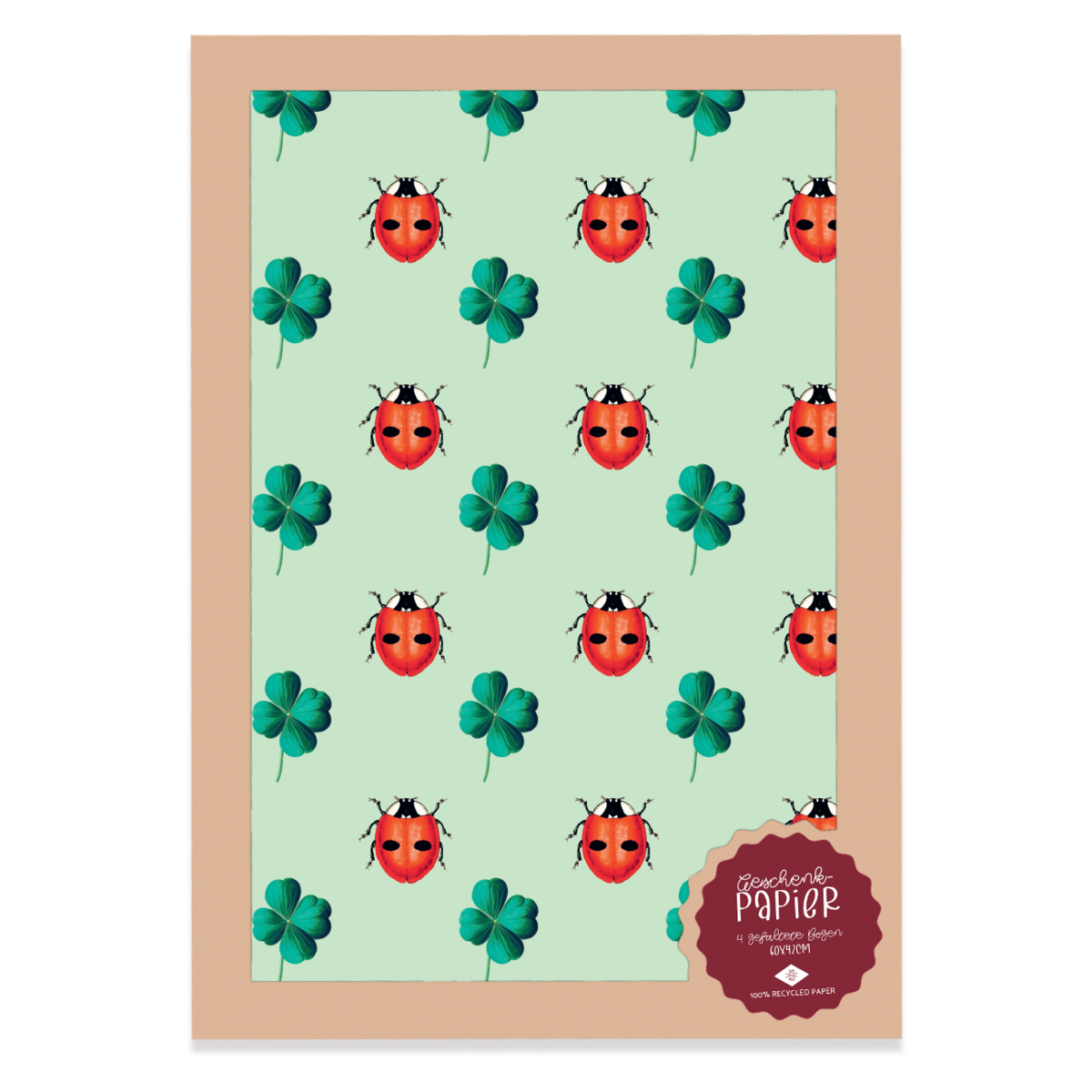 Geschenkpapier Glück