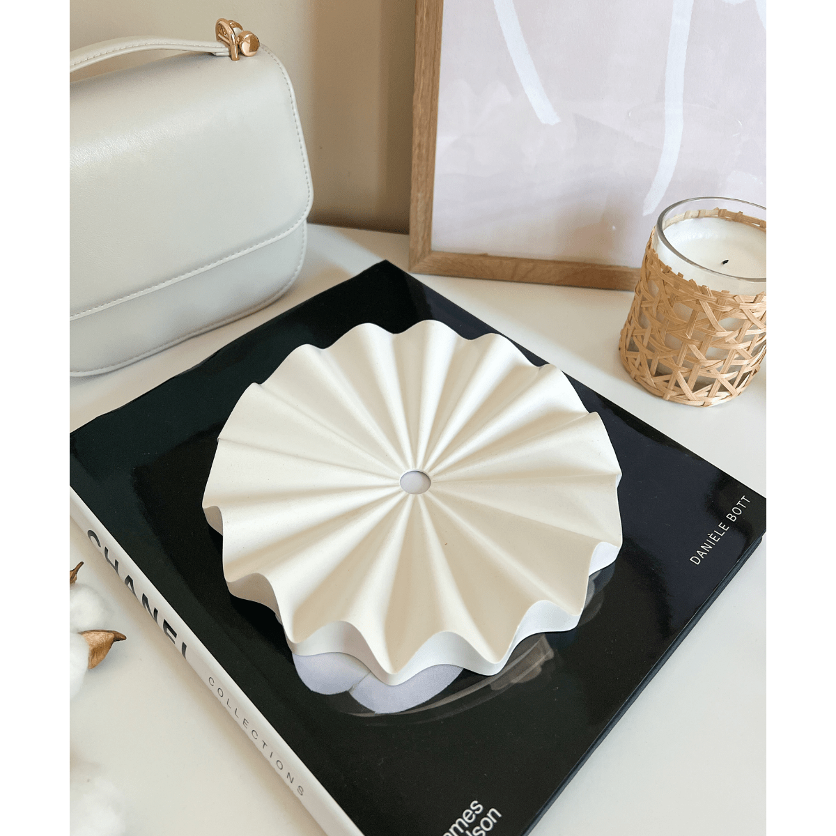 Plateau Ripple Blanc