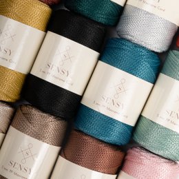 Cordoncino macramè Sensy Premium da 5 mm - 104 iarde, 100% poliestere