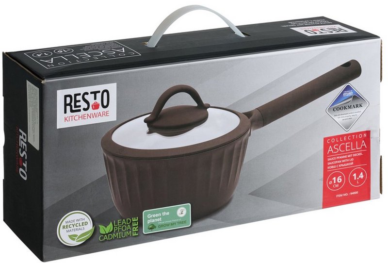 RESTO 94000 Ascella Saucepan with lid - 1.4 Liter - Round Ø16