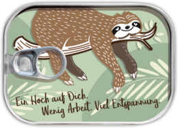 Dosenpost "Ein Hoch auf Dich. …"