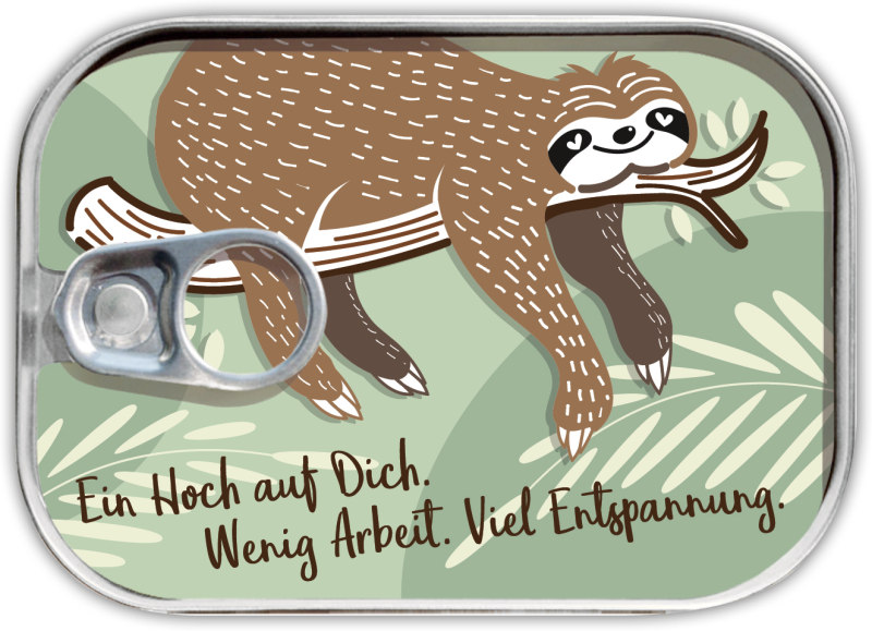 Dosenpost "Ein Hoch auf Dich. …"
