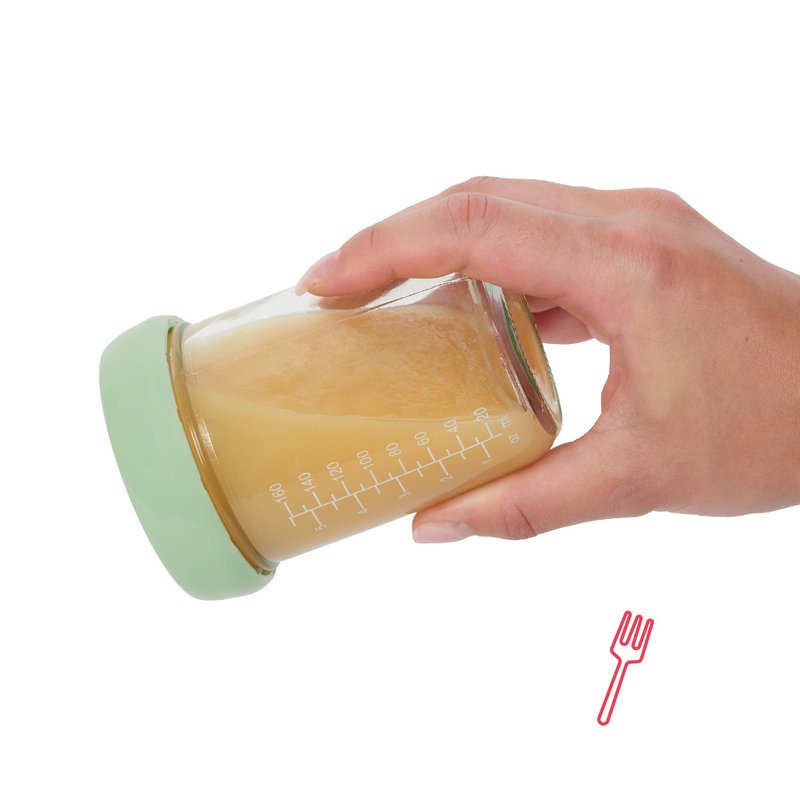 Badabowls glazen potjes voor baby Badabulle