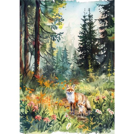 Duurzame kaart - In the forest