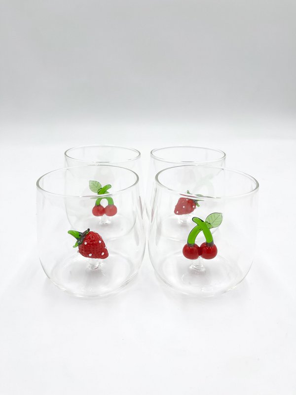 Waterglass 3d Strawberry