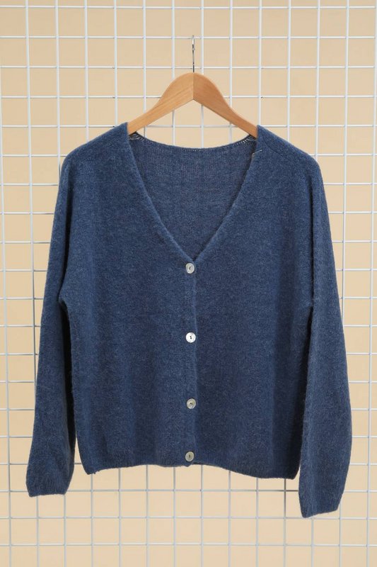 Gilet cardigan col V RÉF. 1026