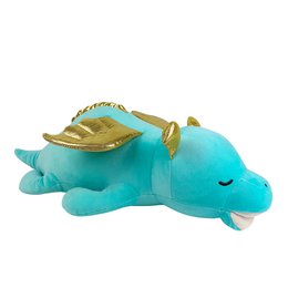 Peluche nemu nemu - DRAGOLD - Dragon Doré - Taille L - 56 cm 