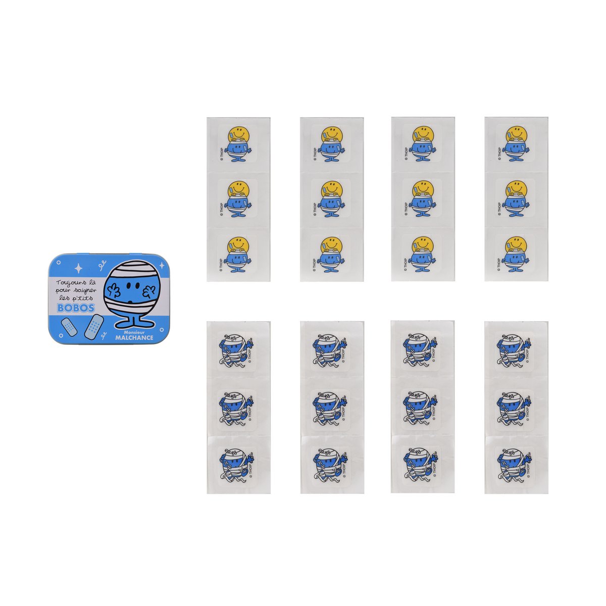 Monsieur Madame - Metal box of 24 dressings