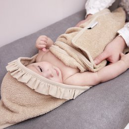 Bath cape terry cloth Ruffle Sand