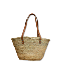 Shopper Marin - Håndlavet bastlomme