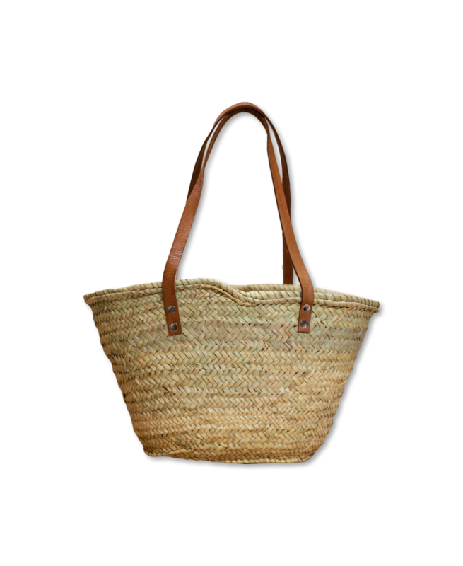 Shopper Marin - Handgemachte Basttasche