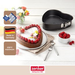 Molde de tarta corazón con bisagra 27 x 25 cm Zenker Special Creative
