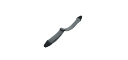 Adjustable detachable headband gray