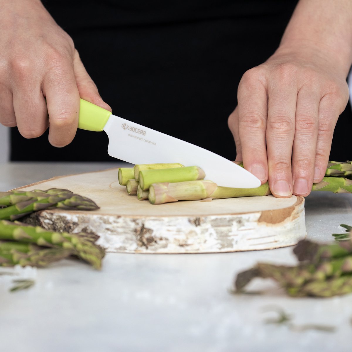 GREEN GEN ceramic cutting knife, blade: 13 cm
