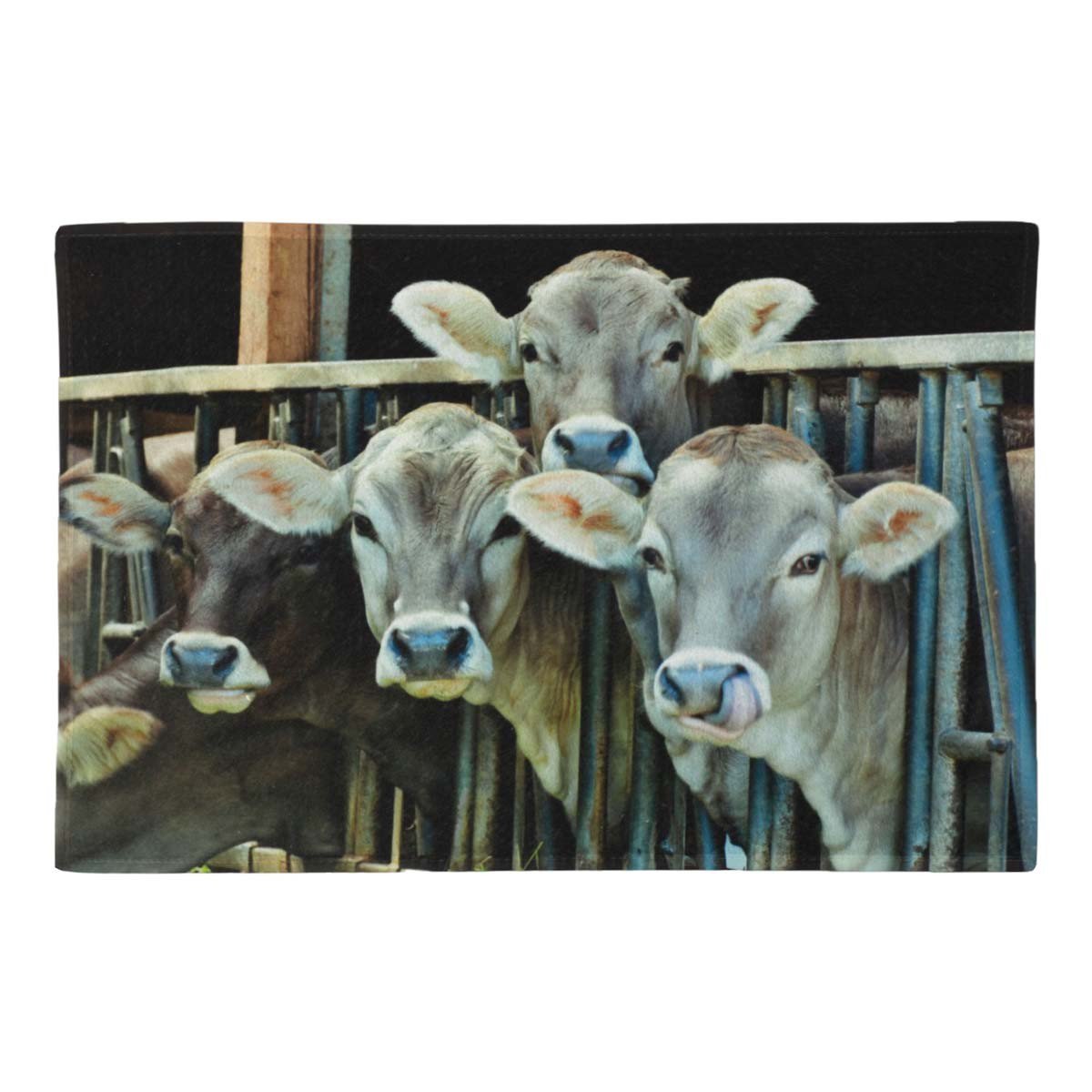 Doormat calves in stable 75x50cm