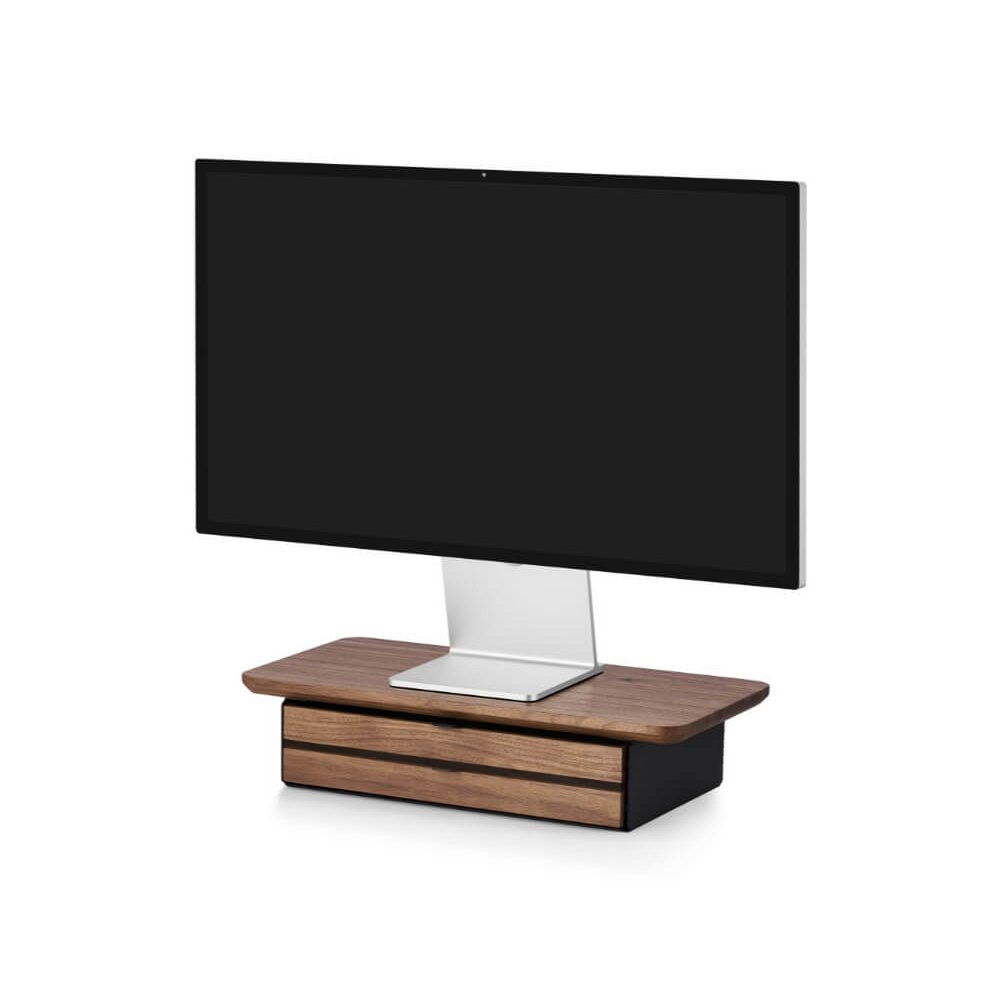 Mensola da scrivania Mini - Supporto per monitor con cassetto