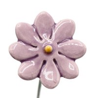 Gänseblümchen Blume Keramik Mini Flieder 2,5 cm