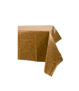 Partygeschirr - Tischdecke schwarz/gold