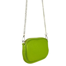 Bolso Bandolera en Piel Italiana con Asa Larga Cadena Mujer 57854