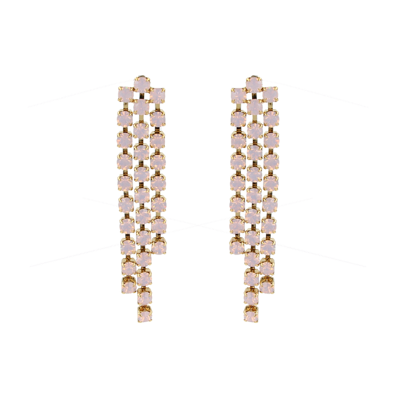 Alice Earrings Rosewater Opal