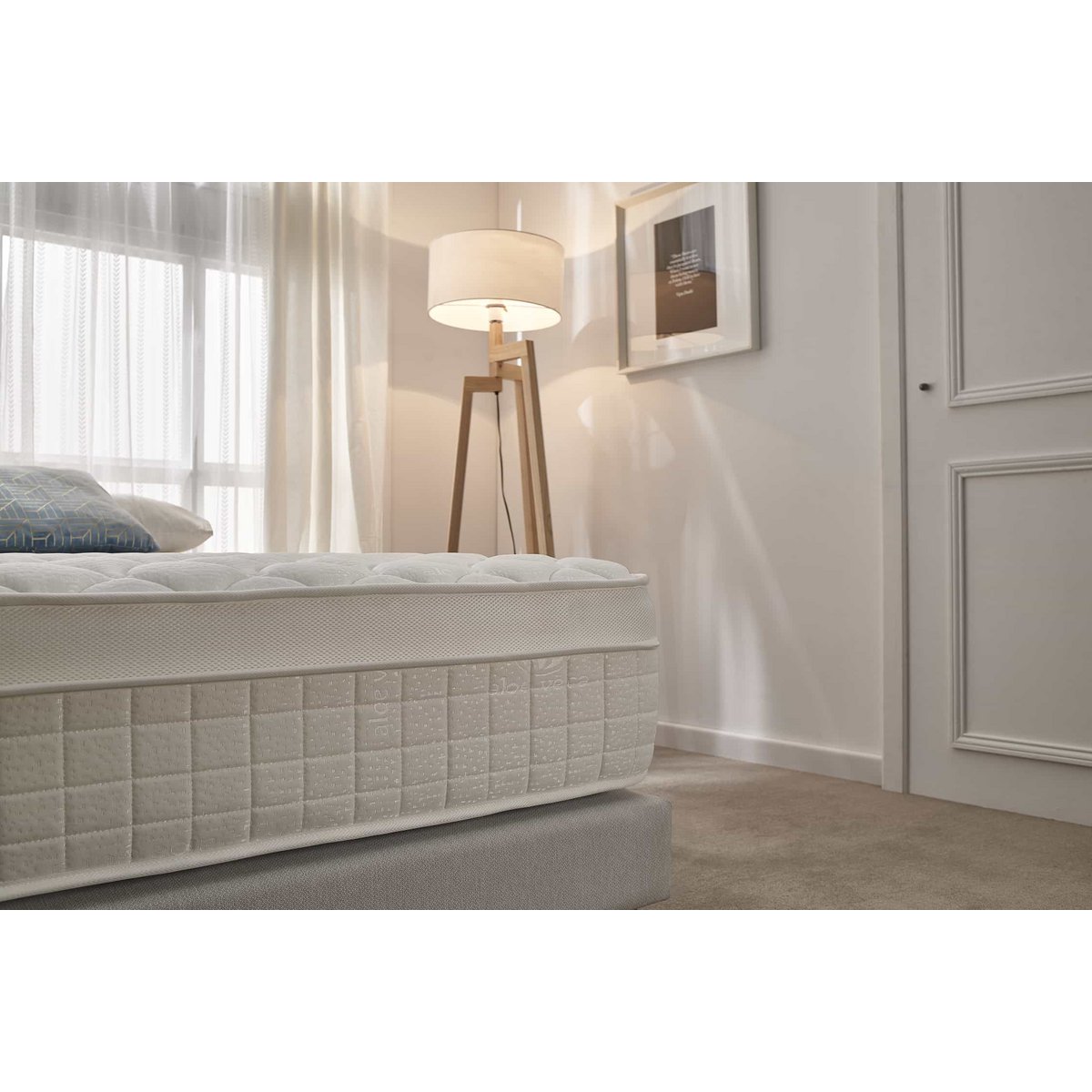 Boks Spring Premier PocketSprings madras -White - Tykkelse: 30 cm - Moonia
