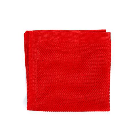 Pillar Box rot gestricktes Einstecktuch