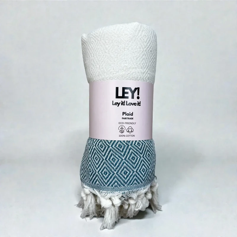 LEY! Plaid diamond - petrol