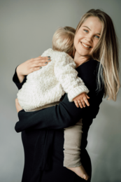 Tisu Maternity & Nursing Dress, nero