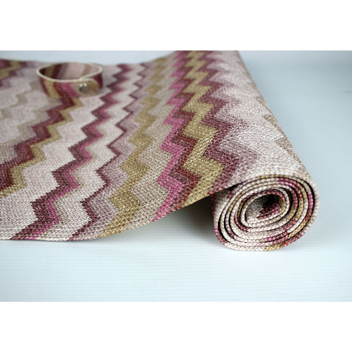 Tunk Runner Zigzag Wzór Pink 150 cm długą skórę syntetyczną
