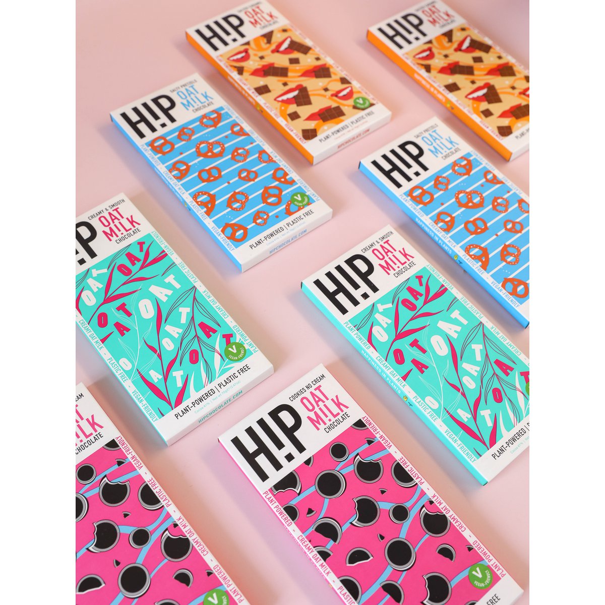 H!P vegan oat milk chocolate bar Creamy & Smooth