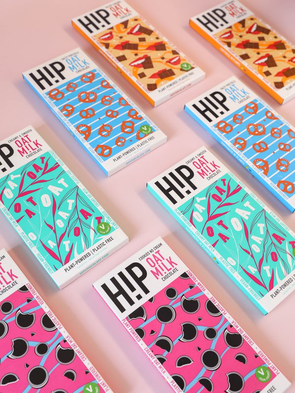 H!P vegan oat milk chocolate bar Creamy & Smooth