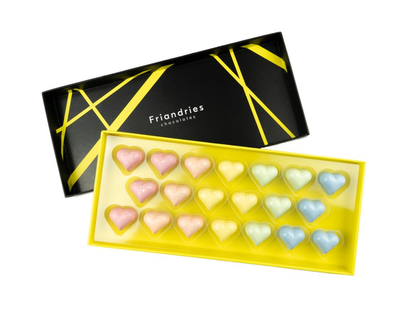 Chokoladebonbons - Marshmallows - Love Collection (20 stk)