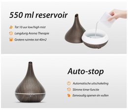 Lotus Pro - Dunkles Holz - Aroma Diffusor