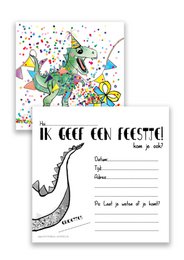 Dino party invitation
