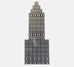 Fritz Lang Metropolis Mega Aimants pour réfrigérateur Pack Architecture Moderne (72 pièces)