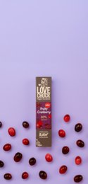 80 % Schokolade mit Cranberries – Bio, roh, pflanzlich und nachhaltig