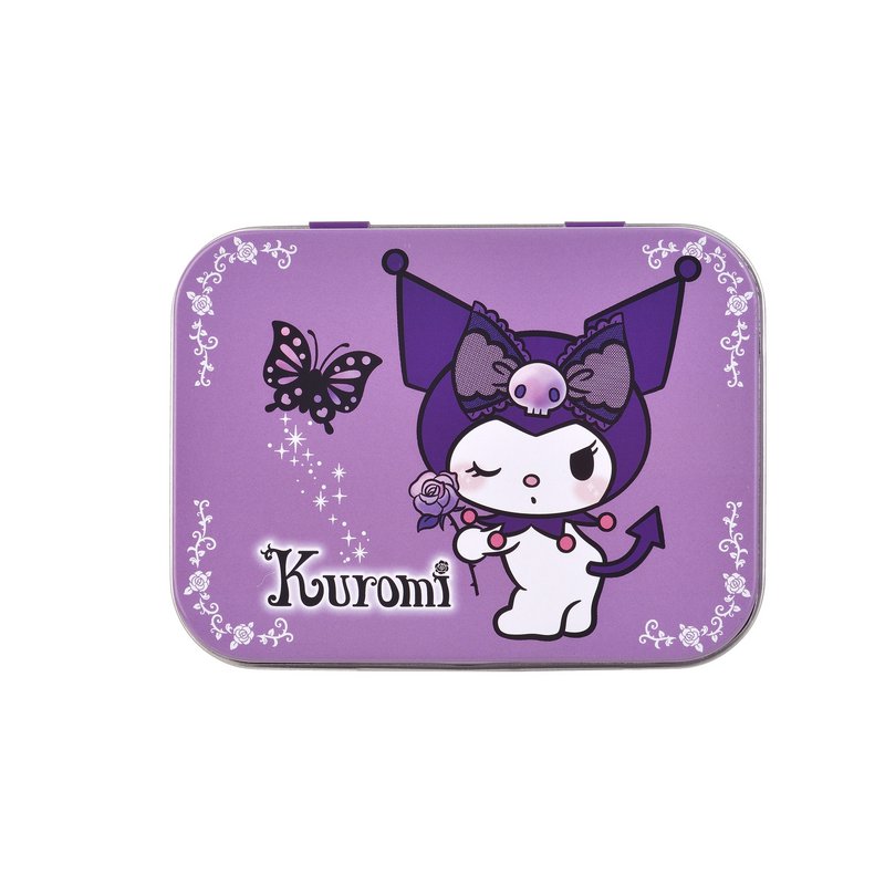 Kuromi - Caja Metálica de Vendas con Purpurina (24 Vendas)