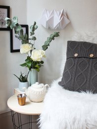 Origami paper wall light