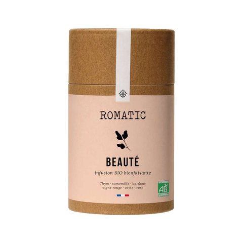 Organic BEAUTY infusion 50g - thyme - chamomile - burdock - red vine - nettle - rose