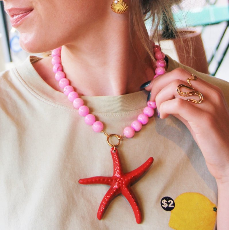 Hjerte XL Charm (vedhæng til XL Beaded Halskæde)