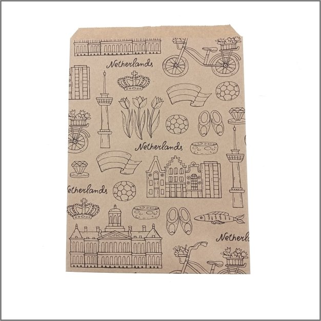 Sacs - thème Hollande - 15x23cm - 250pcs.